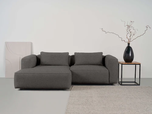 andas Ecksofa "Tvinnet", Breite 228 cm, extra tiefe Sitzfläche, kubisches S günstig online kaufen