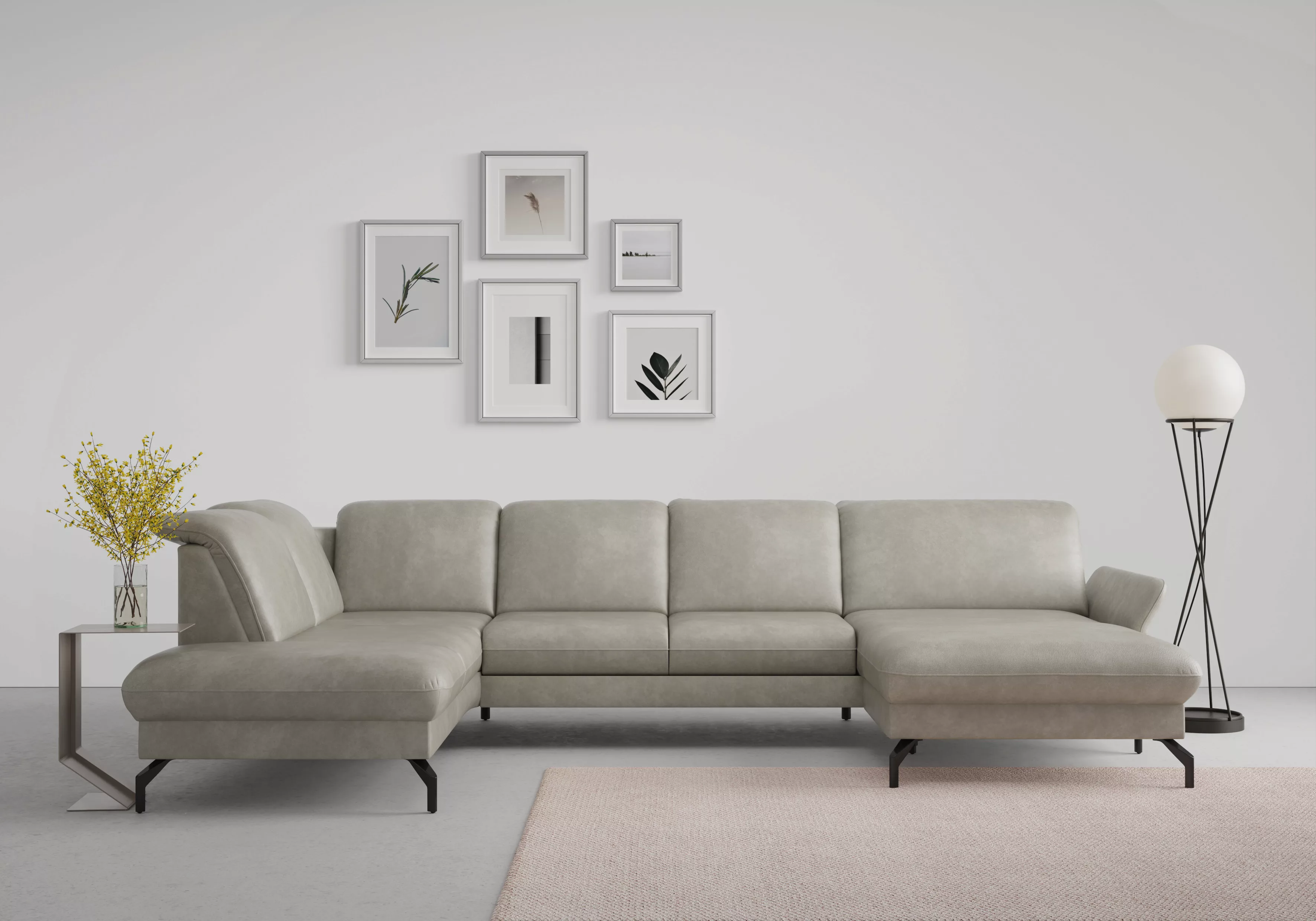 sit&more Wohnlandschaft "Fashion U-Form", wahlweise mit Kopfteilverstellung günstig online kaufen