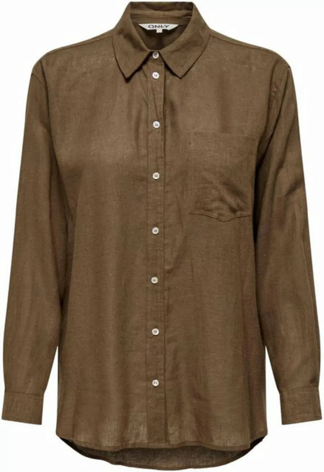 ONLY Longbluse ONLTOKYO L/S LINEN BLEND SHIRT mit Leinen günstig online kaufen