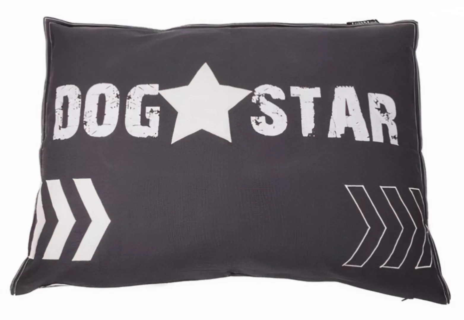 Kissenbezug Hund Dogstar 70 X 100 Cm Baumwolle Grau günstig online kaufen