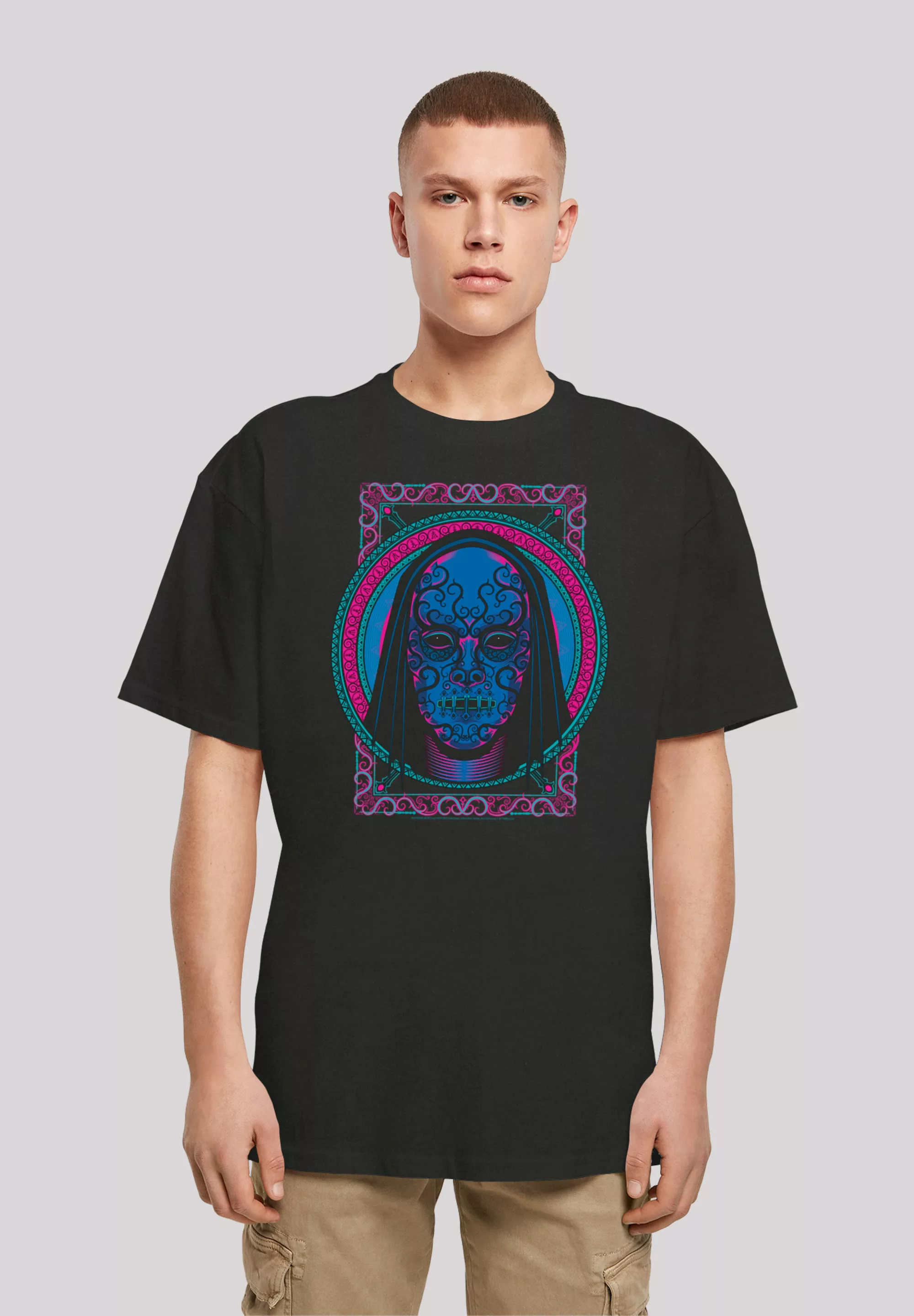 F4NT4STIC T-Shirt "Harry Potter Neon Death Eater Mask", Print günstig online kaufen