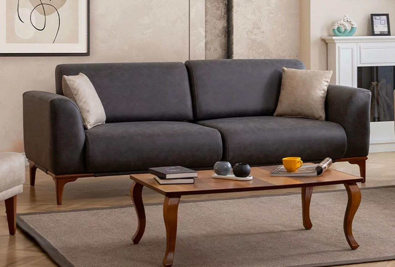 Xlmoebel 3-Sitzer Luxuriöses 3-Sitzer Designer-Sofa für das Wohnzimmer aus günstig online kaufen