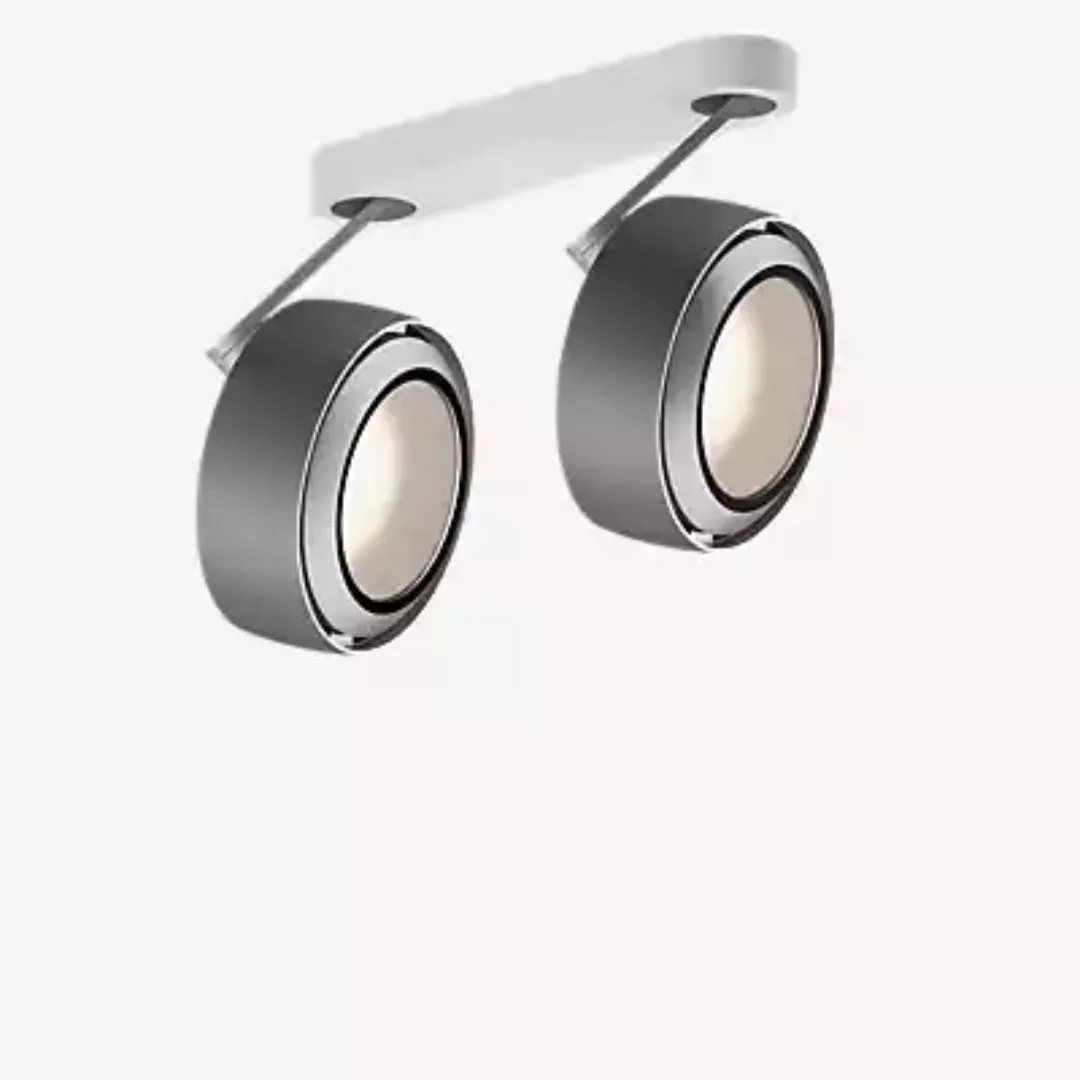 Occhio Più R Alto 3d Doppio Volt S60 Strahler LED 2-flammig, Kopf chrom mat günstig online kaufen