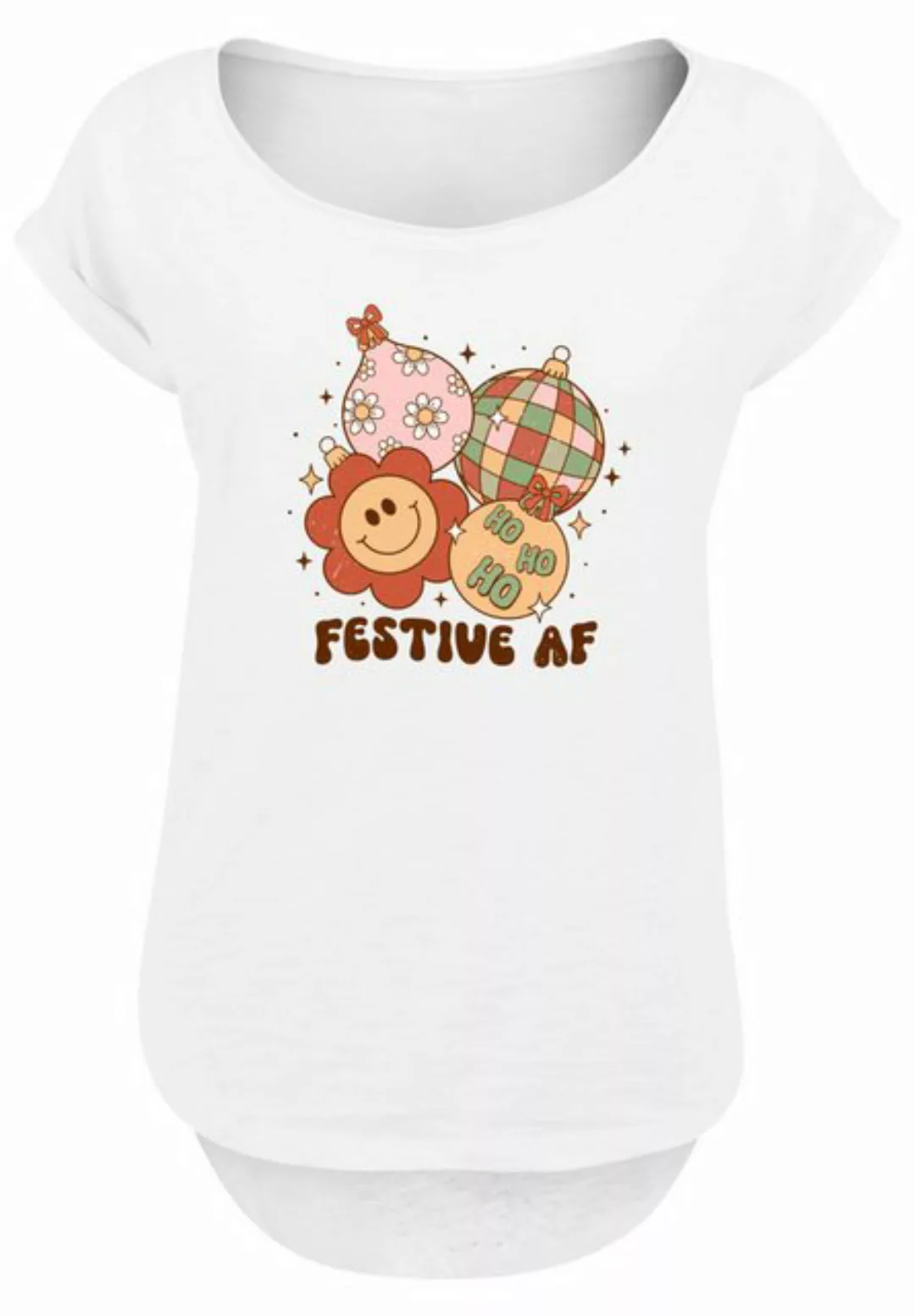 F4NT4STIC T-Shirt Festive AF Weihnachten Tree Balls Premium Qualität, Weihn günstig online kaufen