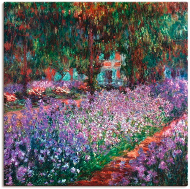 Artland Wandbild "Der Garten des Künstlers bei Giverny", Garten, (1 St.), a günstig online kaufen