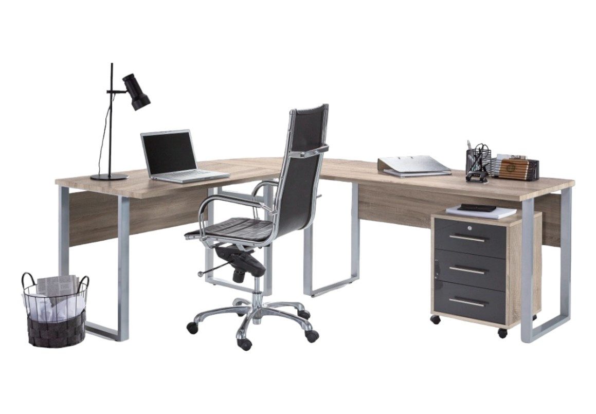 BMG Möbel Büromöbel-Set "Tabor Office", (Set, 2 tlg.) günstig online kaufen