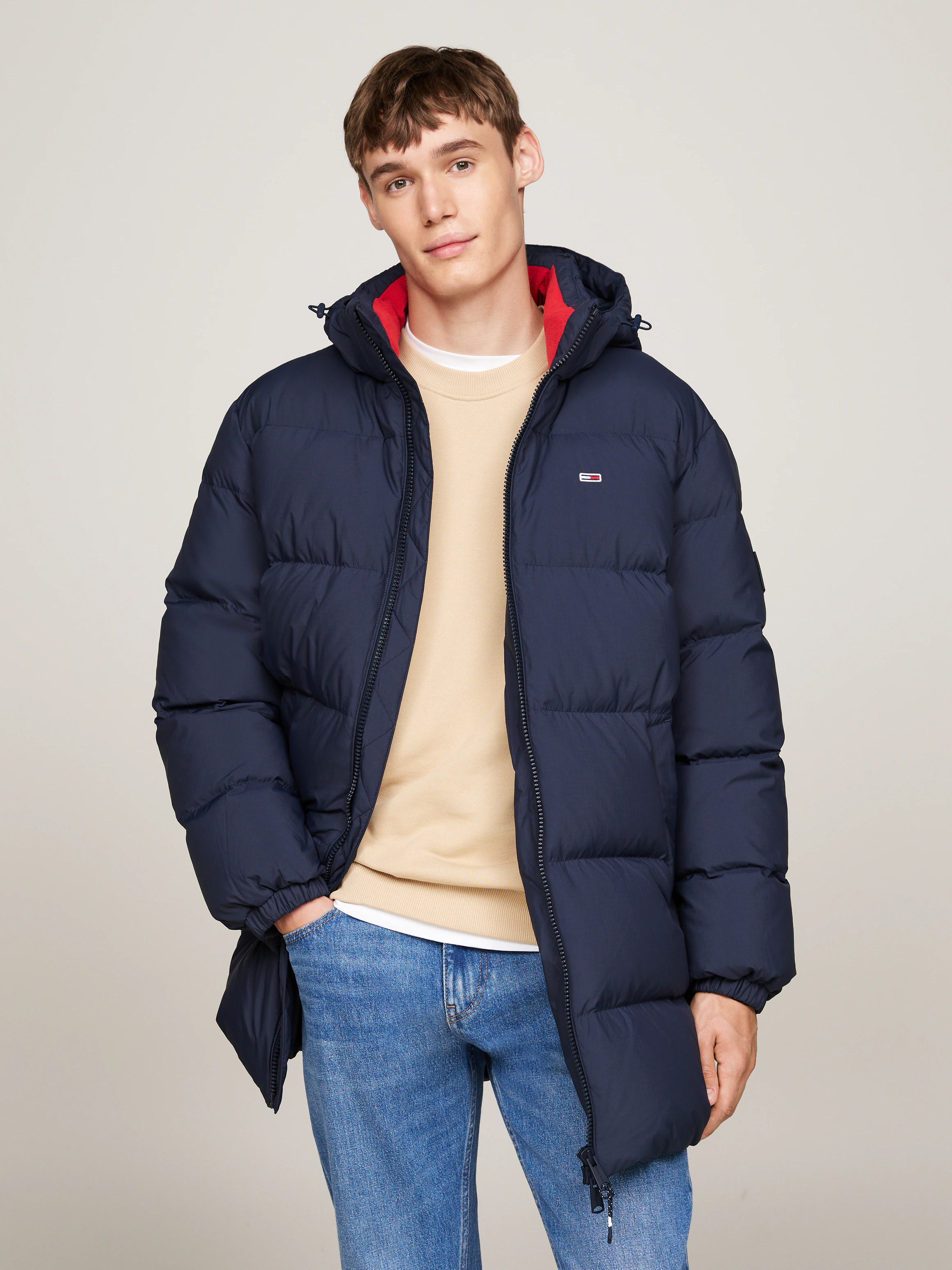 Tommy Jeans Steppjacke "TJM ESSENTIAL DOWN PARKA", mit Kapuze, mit Kapuze günstig online kaufen