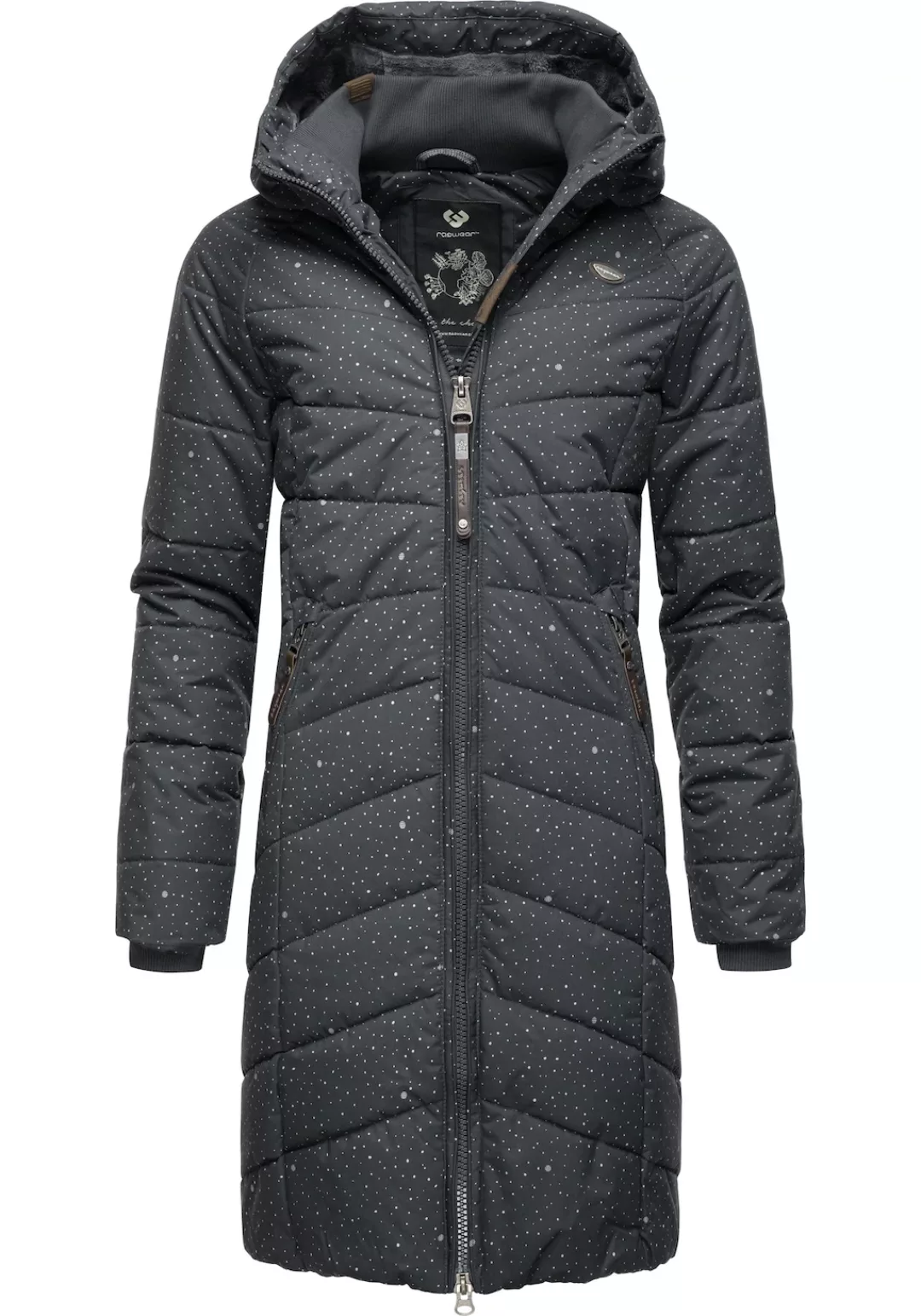 Ragwear Steppmantel "Dizzie Coat Print", stylischer, gesteppter Winterparka günstig online kaufen