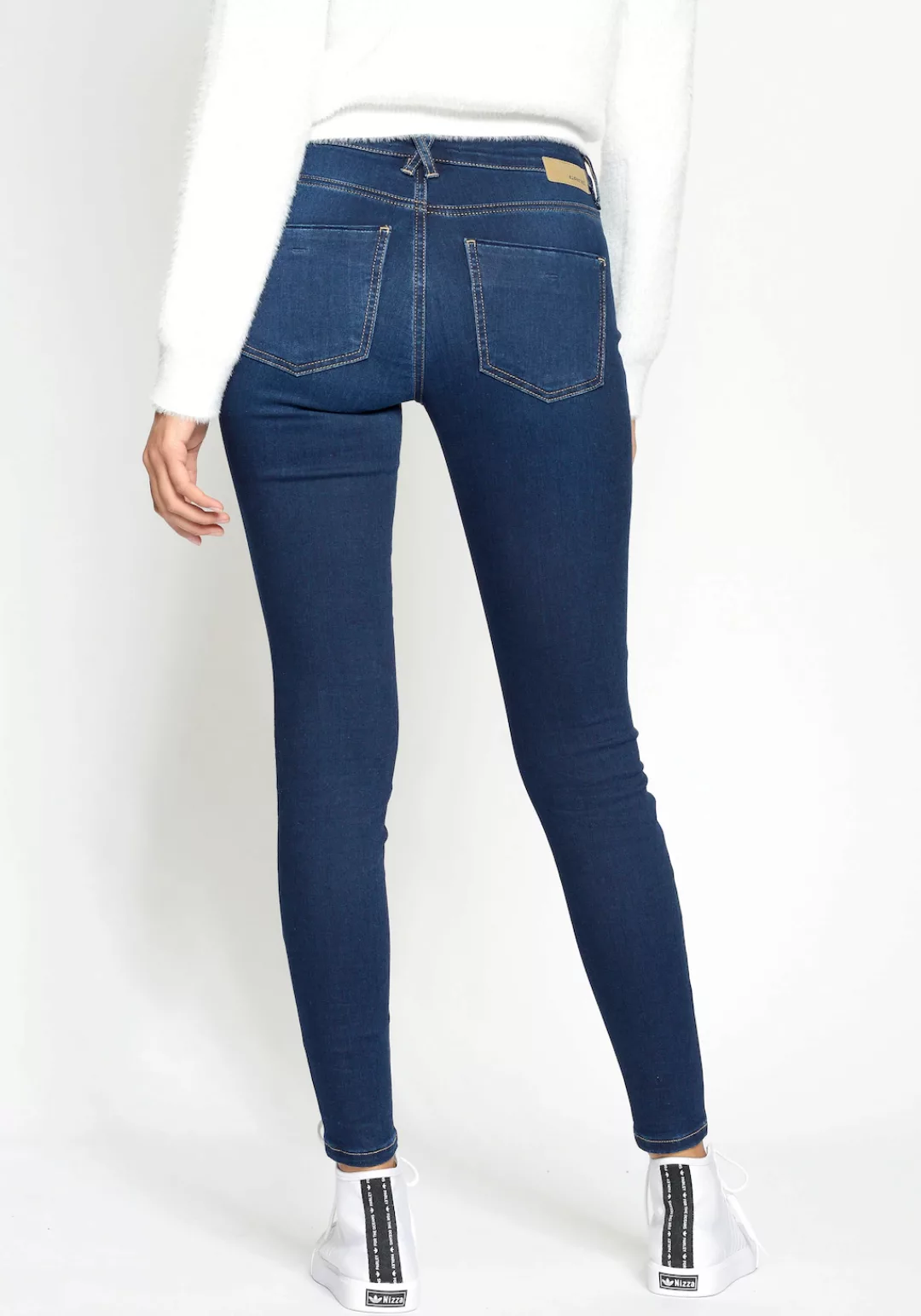 GANG Skinny-fit-Jeans "94LAYLA", mit Used-Effekten günstig online kaufen