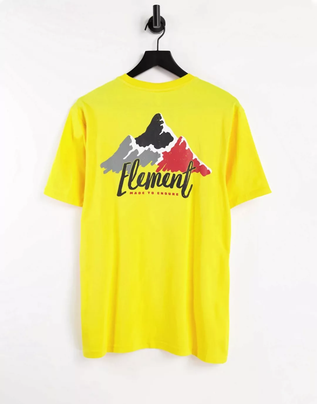 Element – Yelton – T-Shirt in Gelb günstig online kaufen