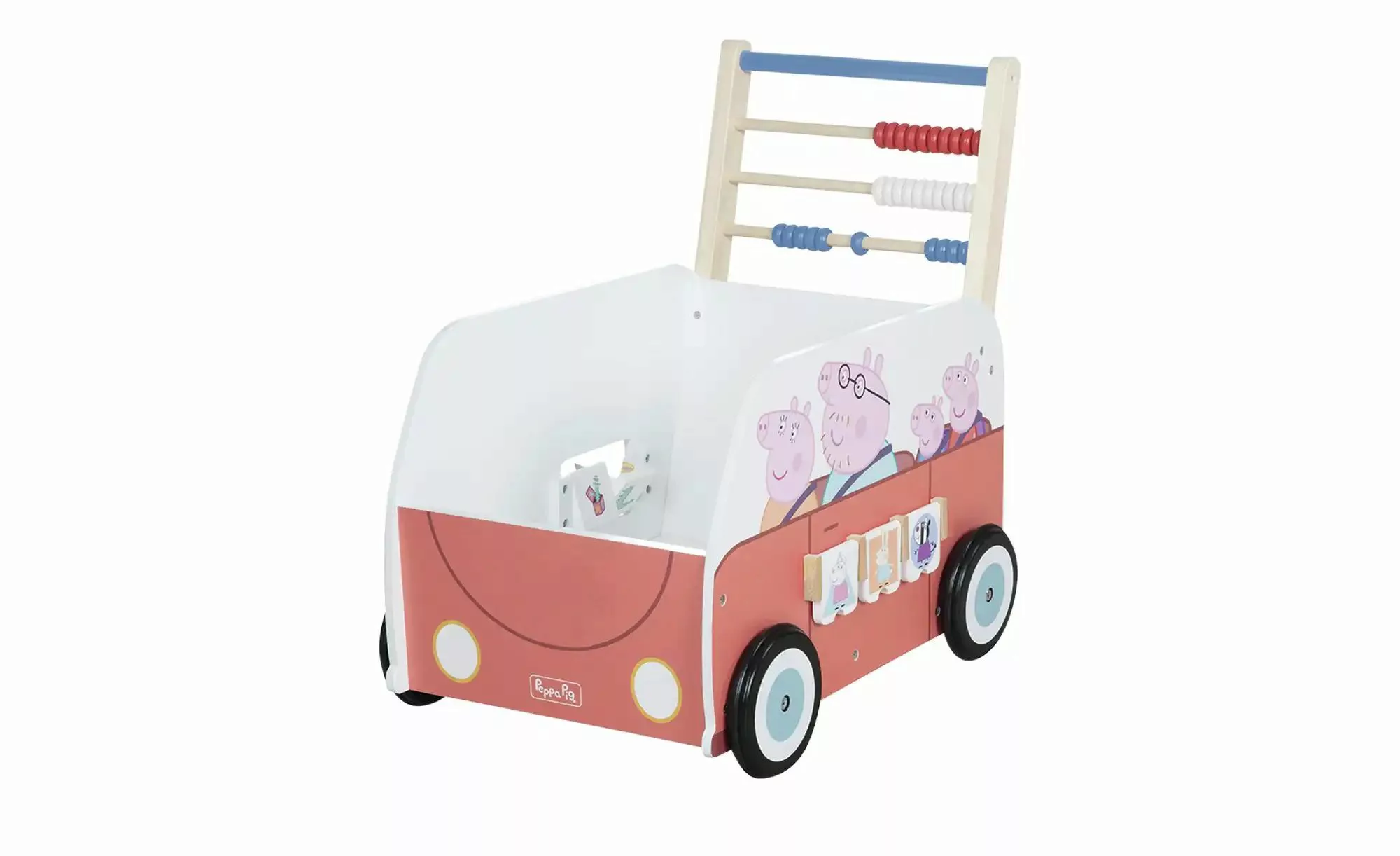 Roba Bully-Schiebebus  Peppa Pig ¦ MDF lackiert ¦ Maße (cm): B: 55 H: 53,5 günstig online kaufen