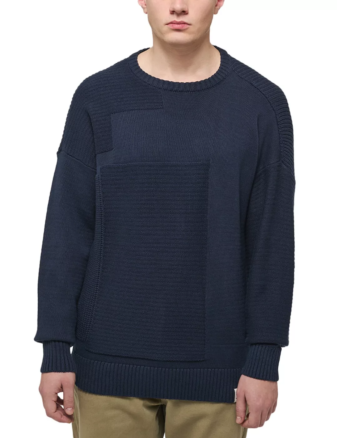MUSTANG Sweater "Style Emil C Patchwork" günstig online kaufen