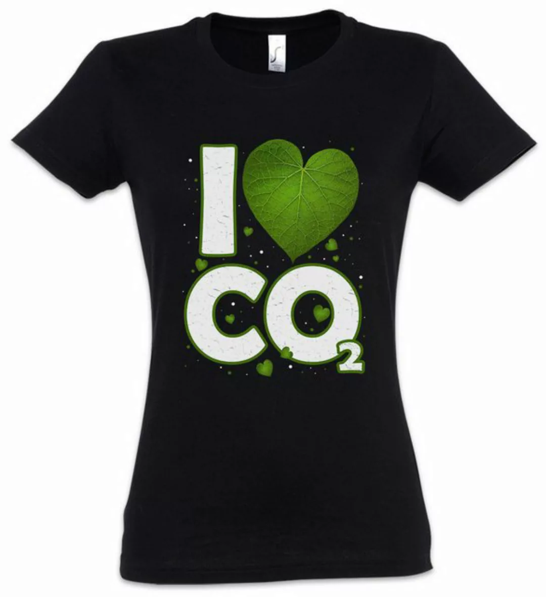 Urban Backwoods Print-Shirt I Love CO2 Damen T-Shirt Plant Plfanze Natursch günstig online kaufen