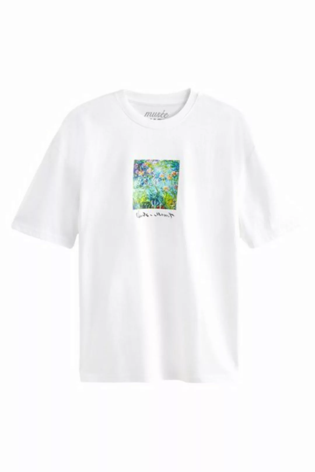 Next T-Shirt EDIT geblümtes T-Shirt mit Kunst-Grafik, Monet (1-tlg) günstig online kaufen