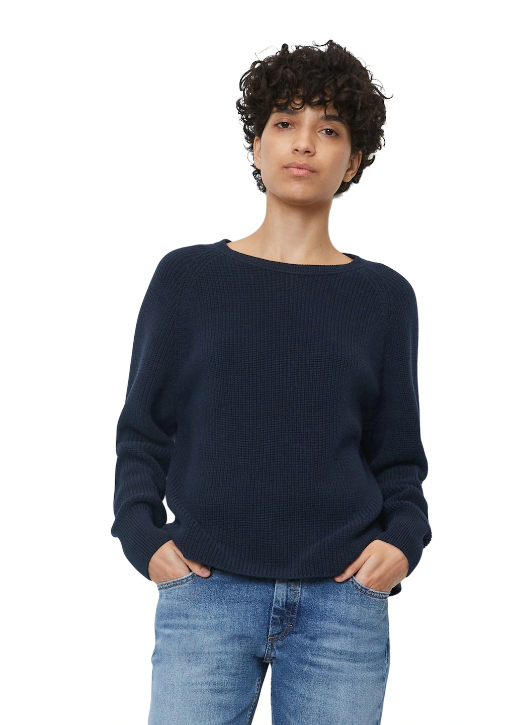 Marc OPolo Strickpullover "aus Heavy-Weight-Organic-Cotton" günstig online kaufen