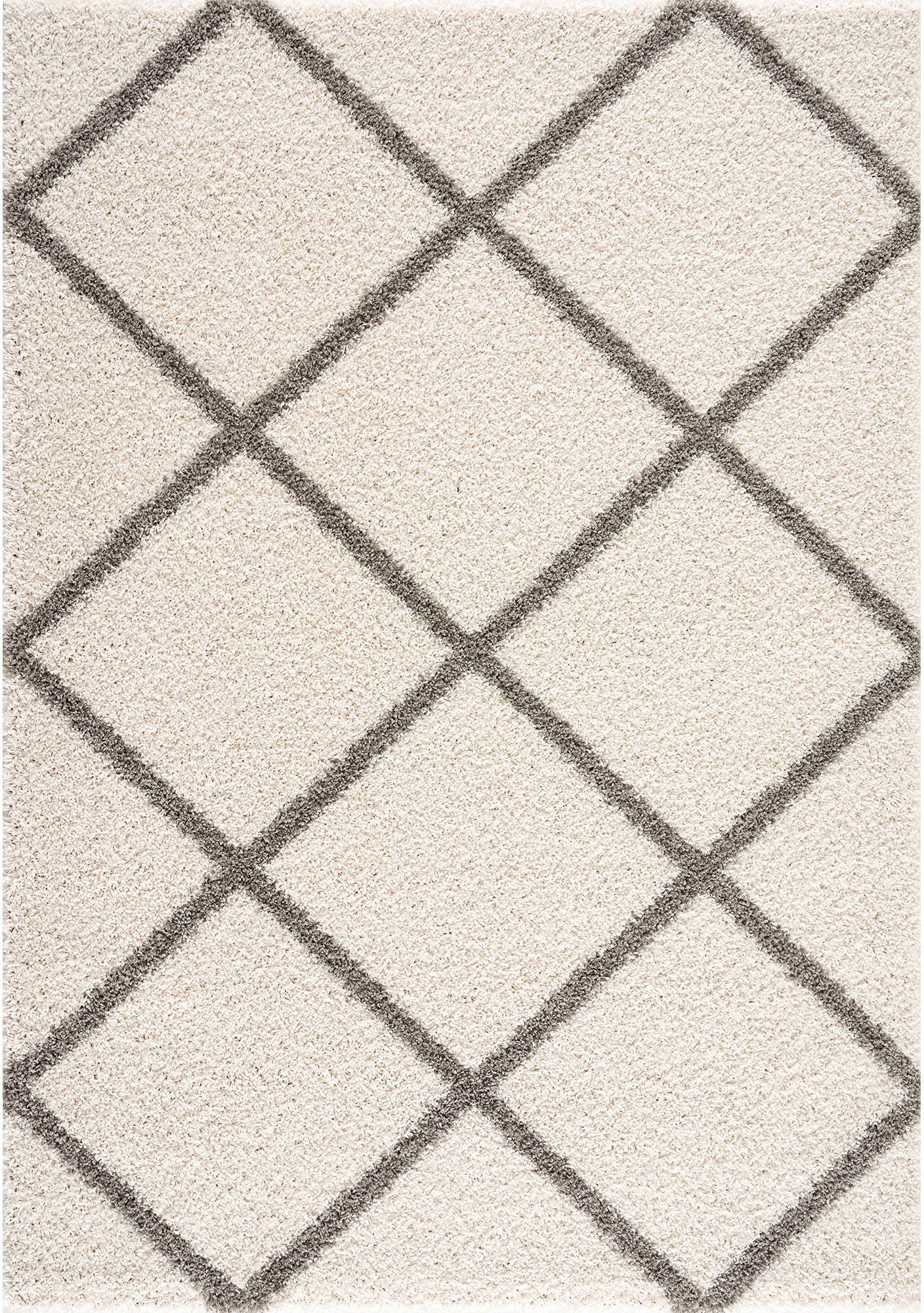 Sanat Hochflor-Teppich »Madrid«, rechteckig, 30 mm Höhe, Wohnzimmer, Langfl günstig online kaufen