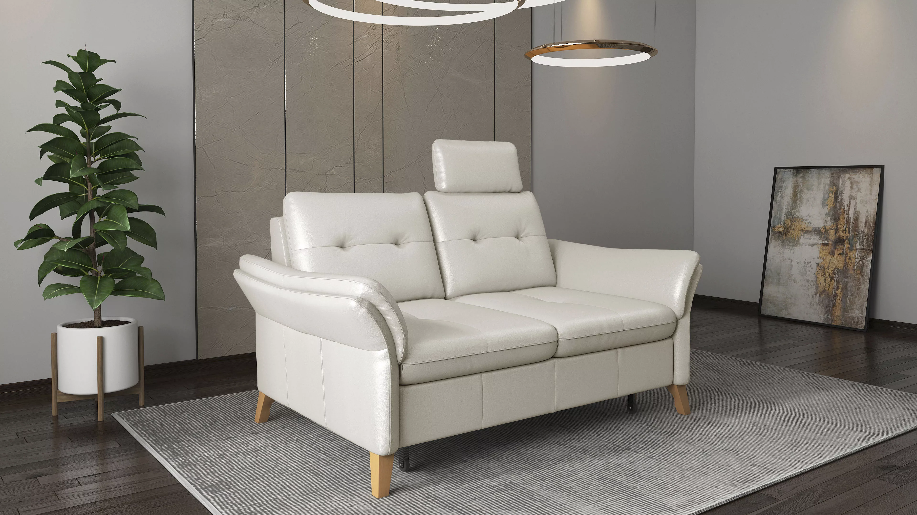 sit&more 3-Sitzer "Göteborg", inklusive Sitztiefenverstellung und Federkern günstig online kaufen