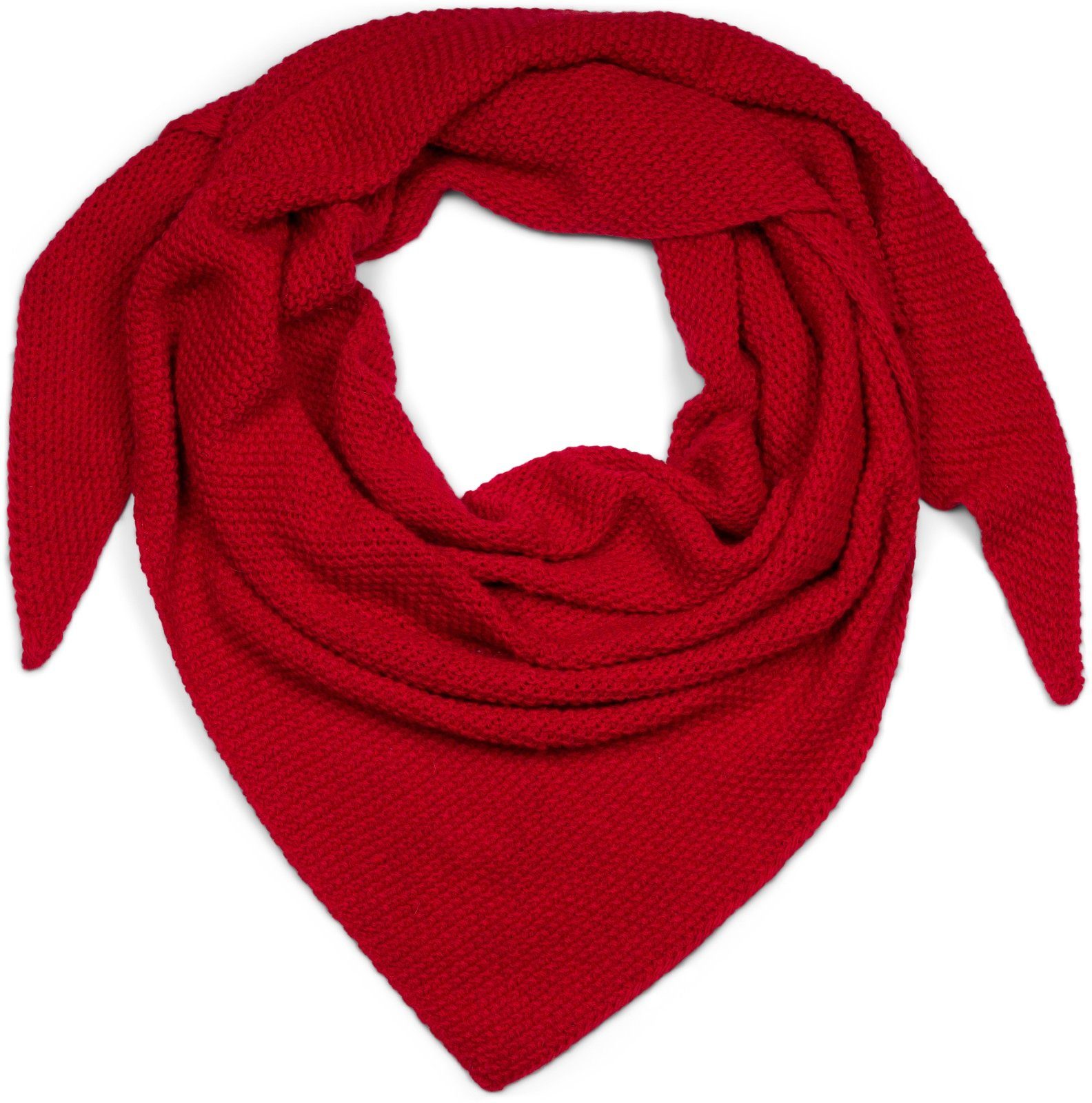 styleBREAKER Dreieckstuch Strick Dreiecktuch Einfarbig, (1-St) günstig online kaufen