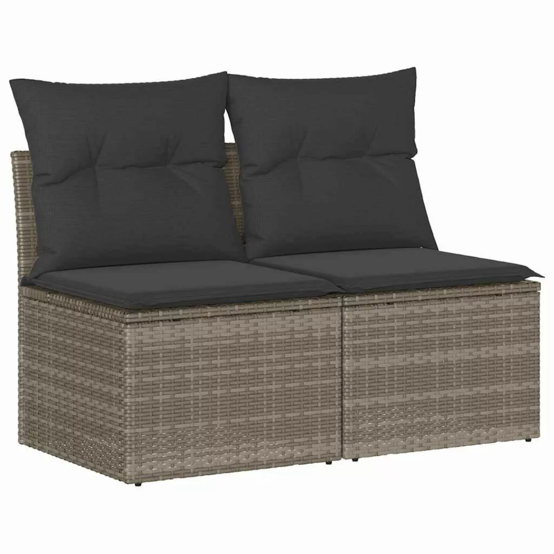 vidaXL Gartenlounge-Set 2-tlg. Garten-Sofagarnitur mit Kissen günstig online kaufen