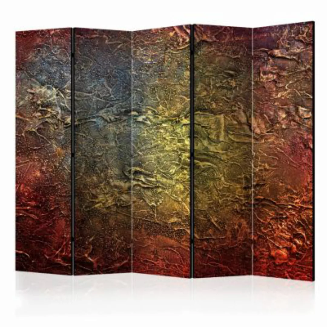 artgeist Paravent Red Gold II [Room Dividers] mehrfarbig Gr. 225 x 172 günstig online kaufen