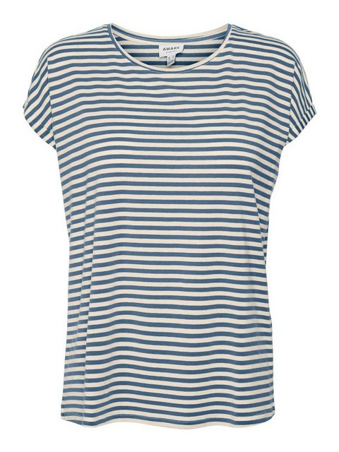 Vero Moda Rundhalsshirt VMAVA PLAIN SS TOP STRIPE GA JRS NOOS günstig online kaufen