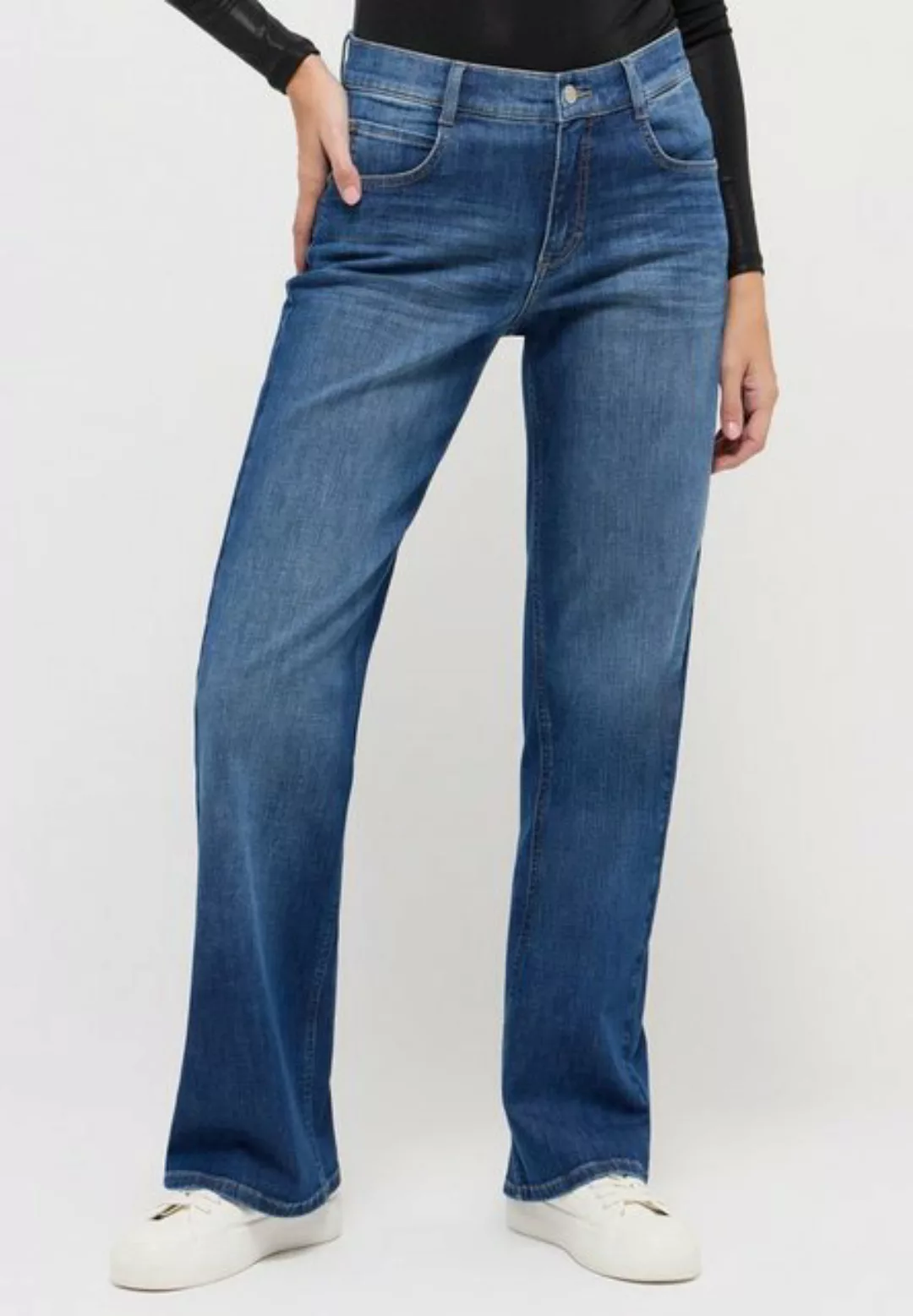 ANGELS Weite Jeans – Basic Damenjeans im Relaxed Fit günstig online kaufen