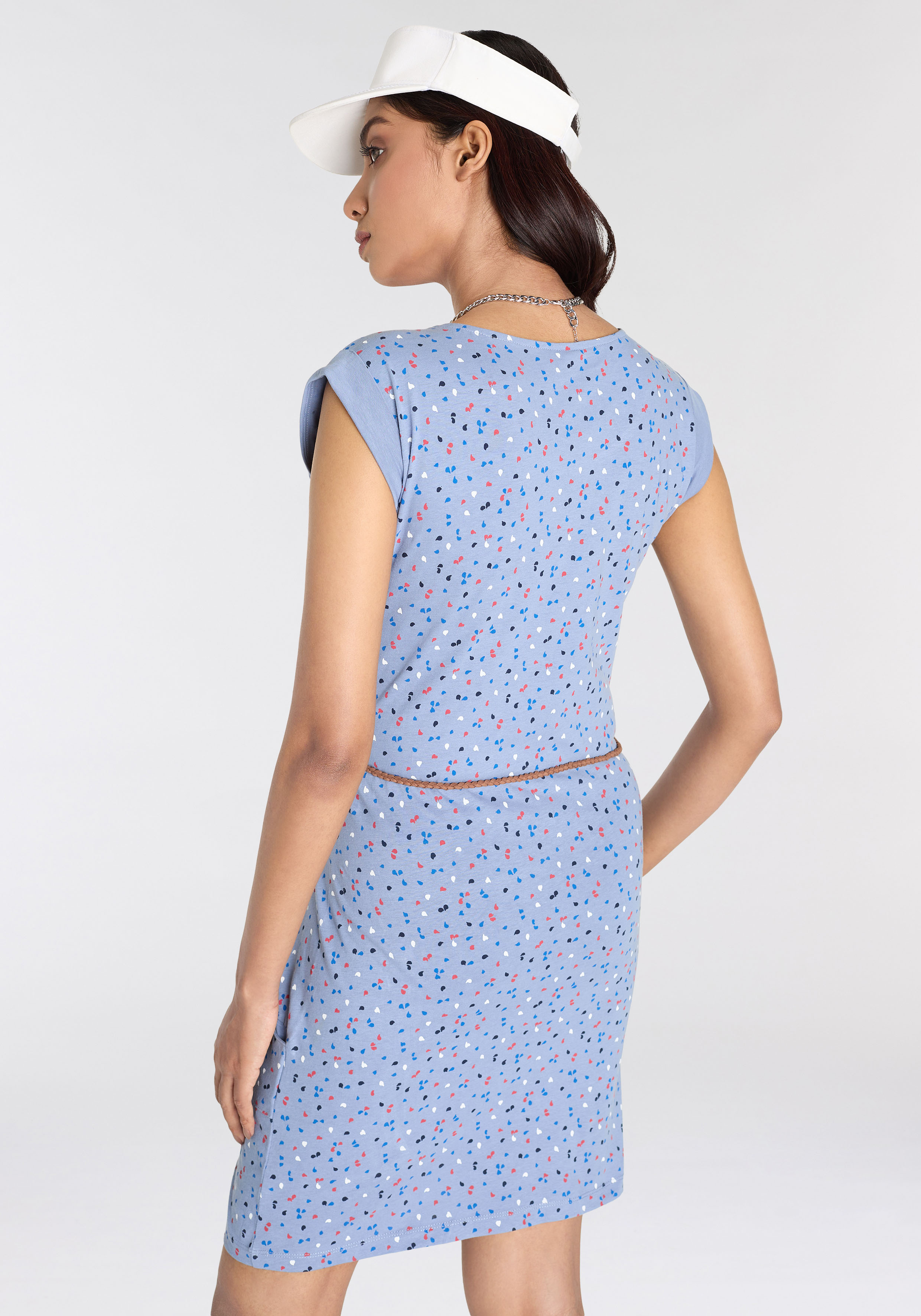 KangaROOS Jerseykleid, (Set, mit abnehmbarem Gürtel), mit modischem Punkte- günstig online kaufen