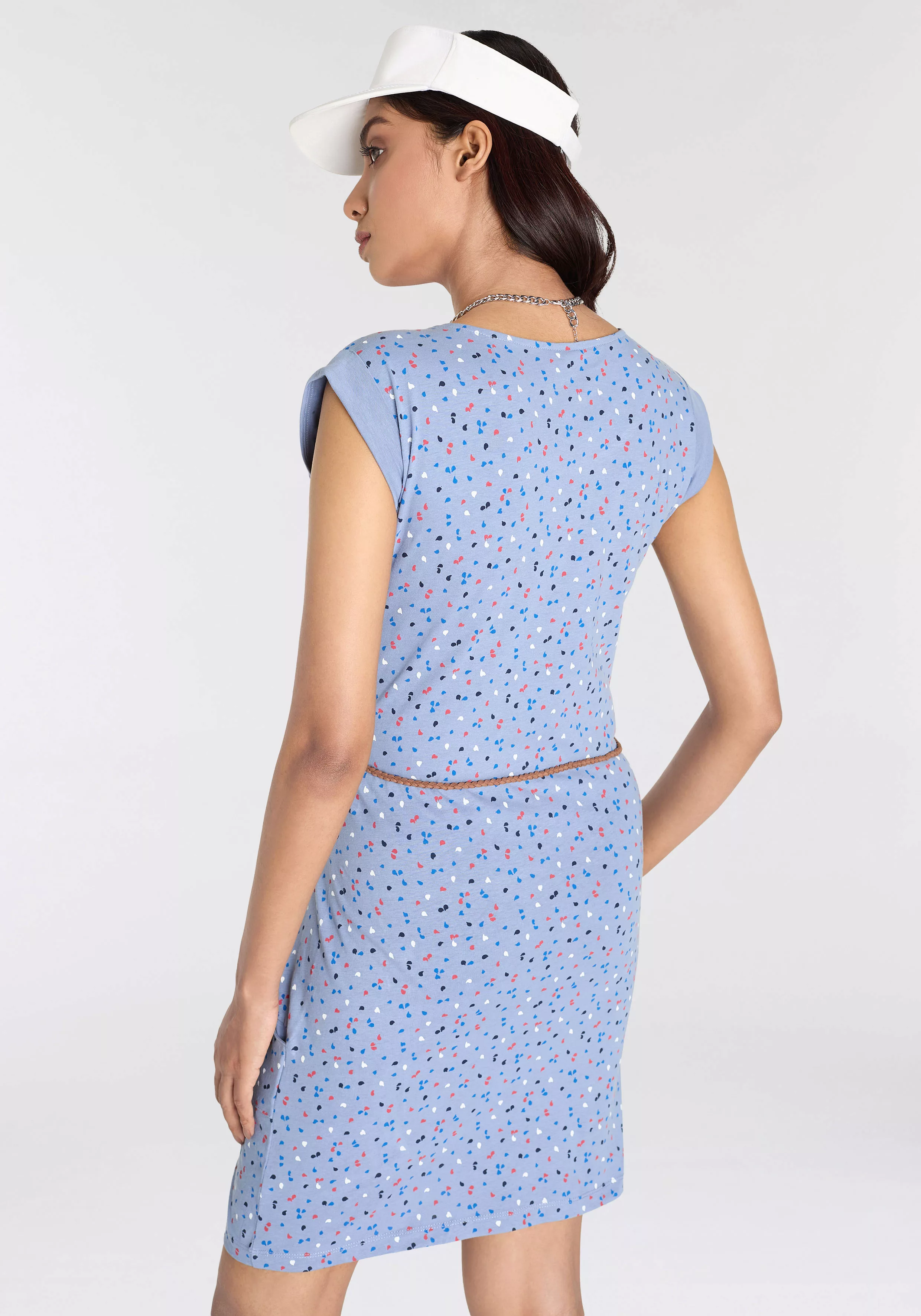 KangaROOS Jerseykleid (Set, mit abnehmbarem Gürtel) mit Alloverprint - NEUE günstig online kaufen