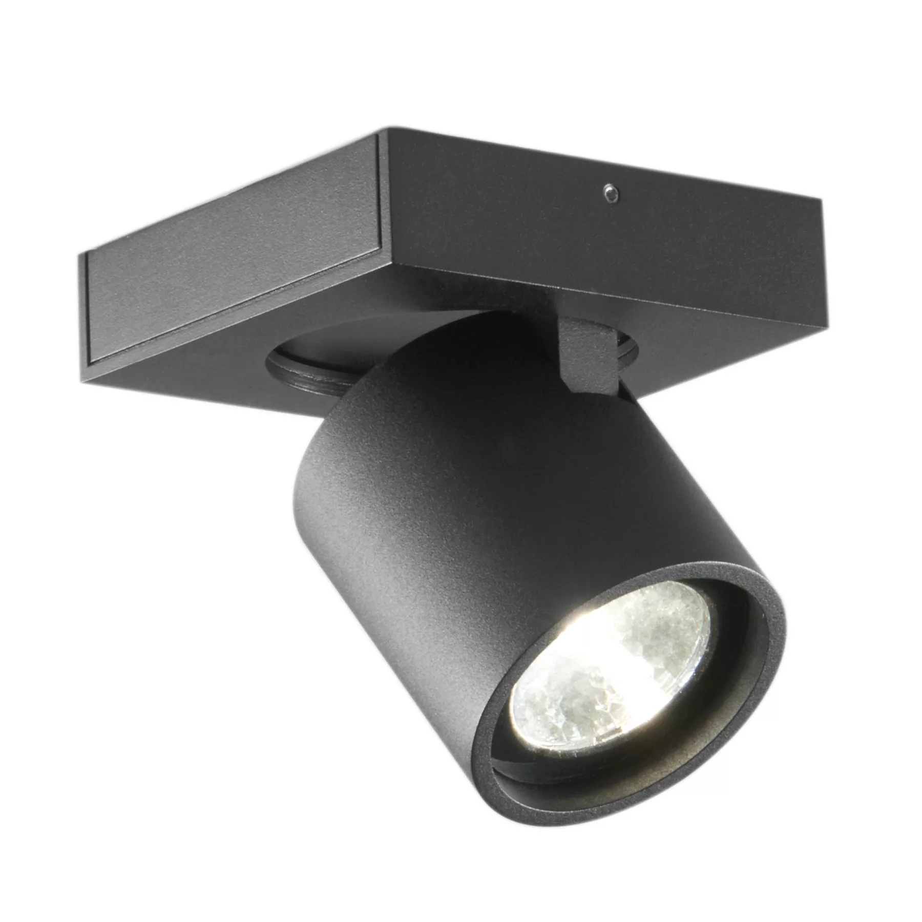 Light-Point - Focus Mini 1 LED Deckenleuchte - schwarz/LxB 8x8cm/2700K/251l günstig online kaufen