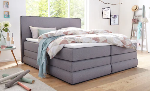 COLLECTION AB Boxspringbett »Ninoni«, inkl. Bettkasten, Topper und wahlweis günstig online kaufen