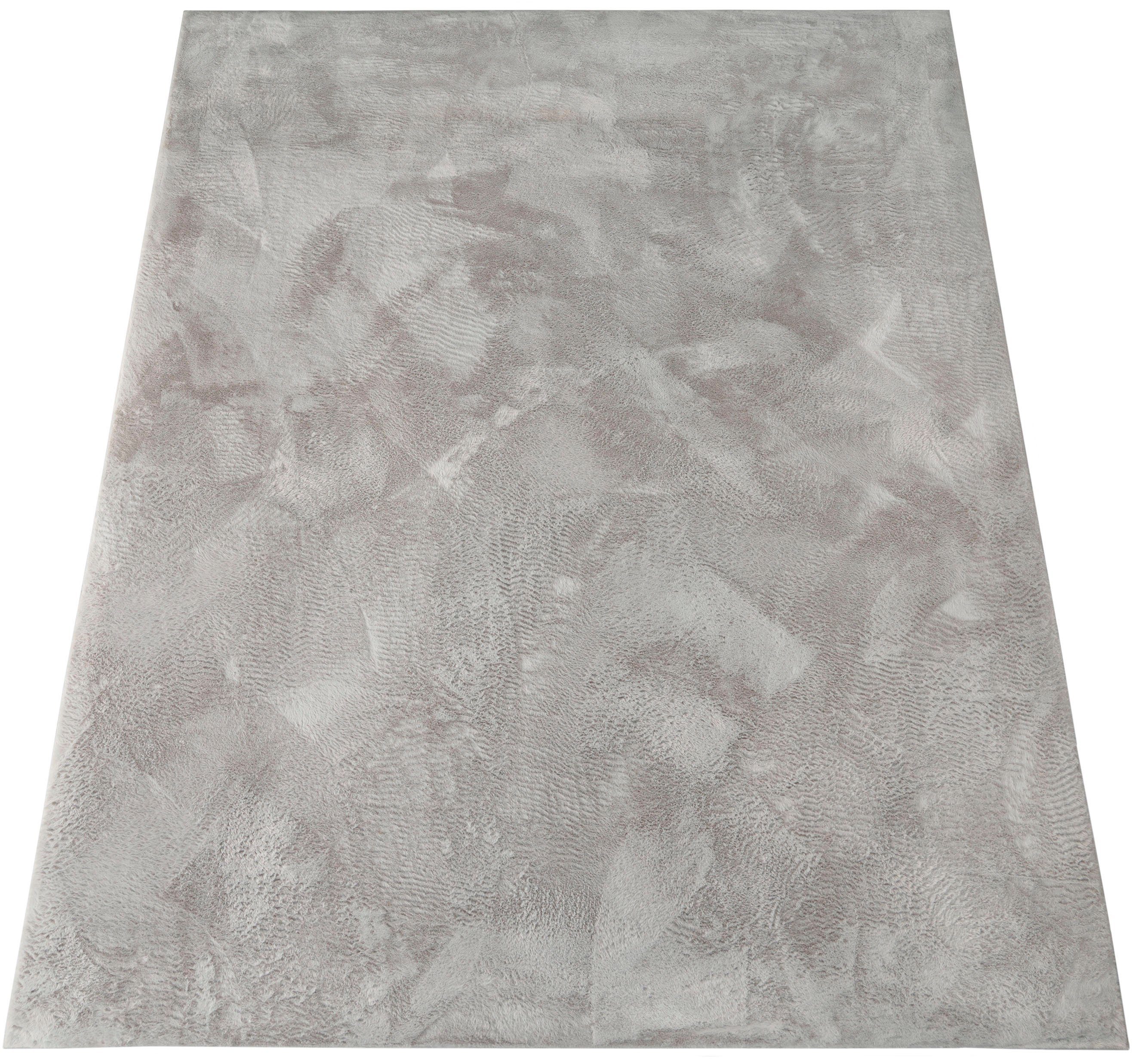 Fellteppich »Lottano«, rechteckig, 14 mm Höhe, Langflor, Kunstfell, Uni Far günstig online kaufen