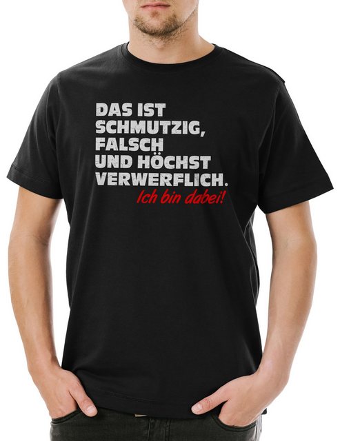 Urban Backwoods Print-Shirt Schmutzig Falsch Verwerflich Herren T-Shirt Sch günstig online kaufen