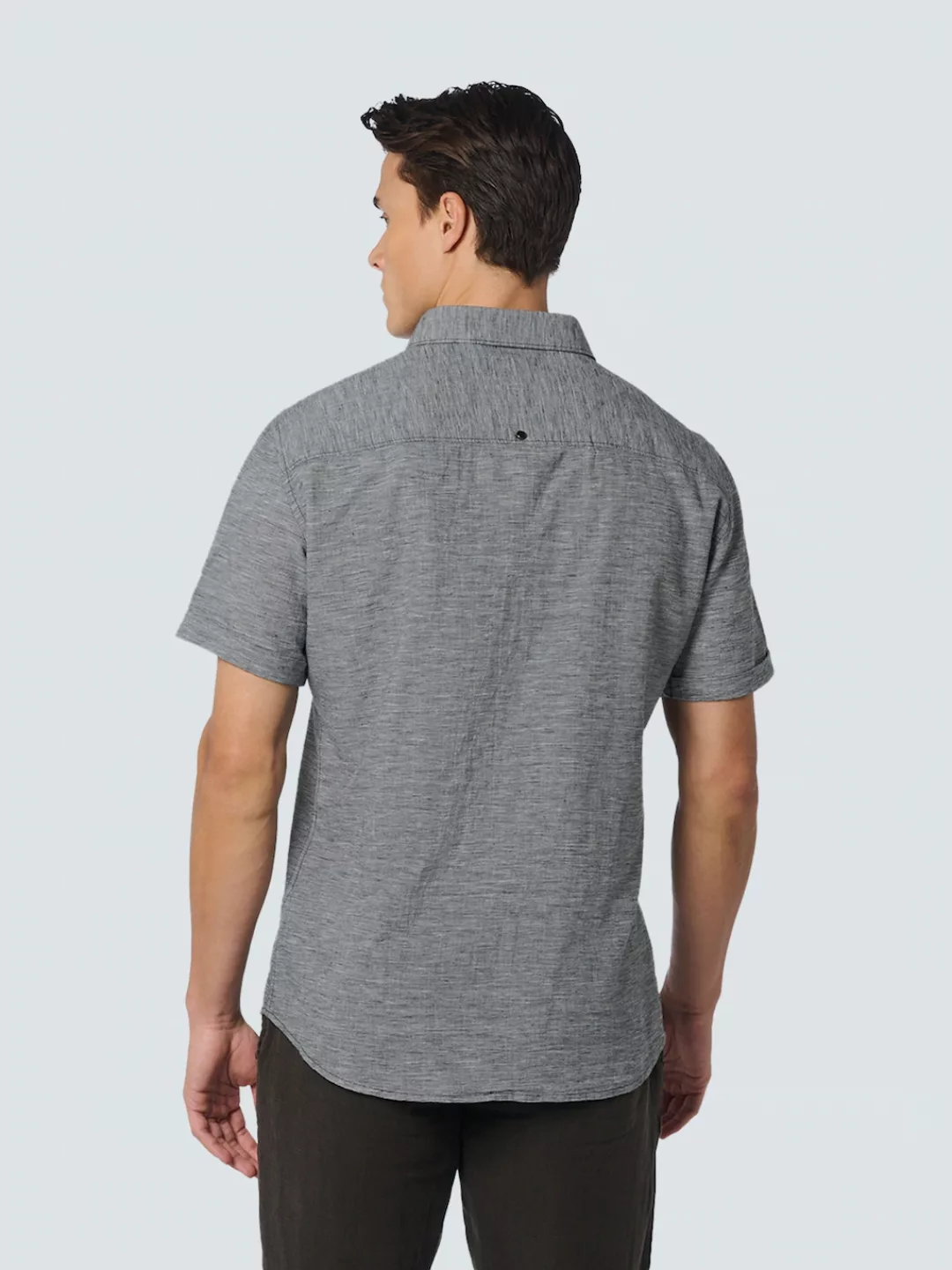NO EXCESS Kurzarmhemd, mit Mélange-Effekt günstig online kaufen