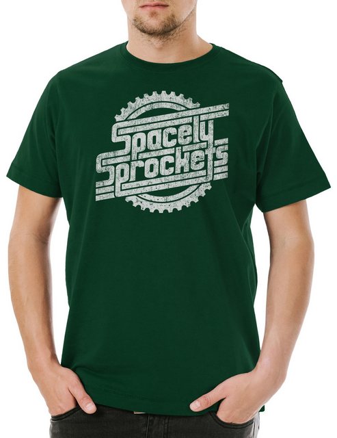 Urban Backwoods Print-Shirt Spacely's Space Sprockets Inc. Logo Herren T-Sh günstig online kaufen