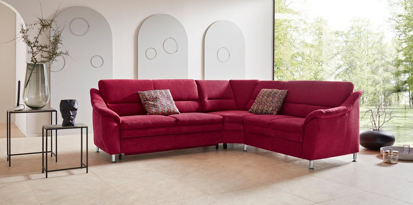 Places of Style Ecksofa Cardoso L-Form, mit Trapezecke für mehr Sitzkomfort günstig online kaufen