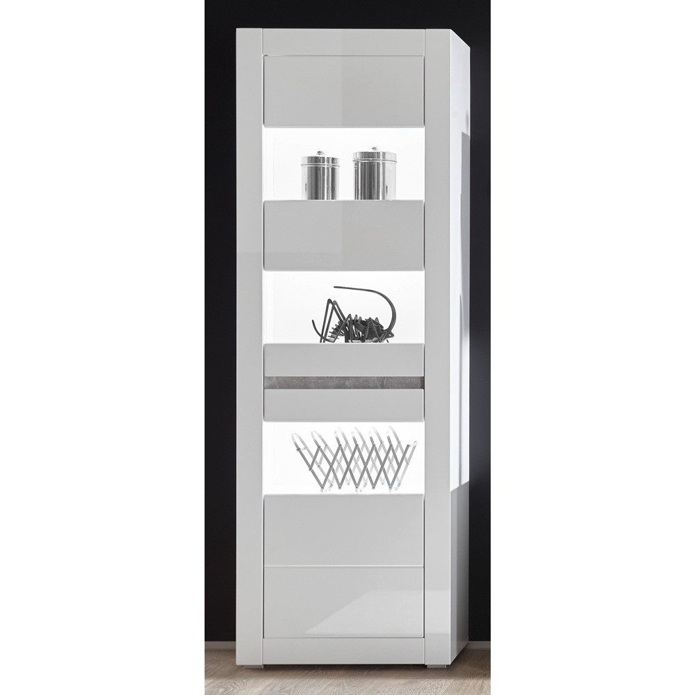 Lomadox Wohnwand COGO-61, (Mega-Spar-Set, 5-St), weiß günstig online kaufen