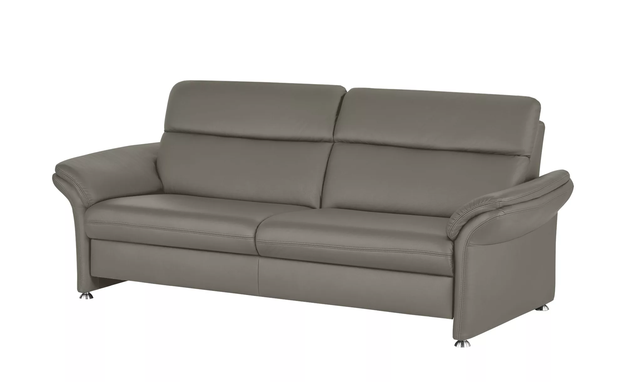 meinSofa Einzelsofa Leder Manon ¦ grau ¦ Maße (cm): B: 228 H: 94 T: 92 Pols günstig online kaufen