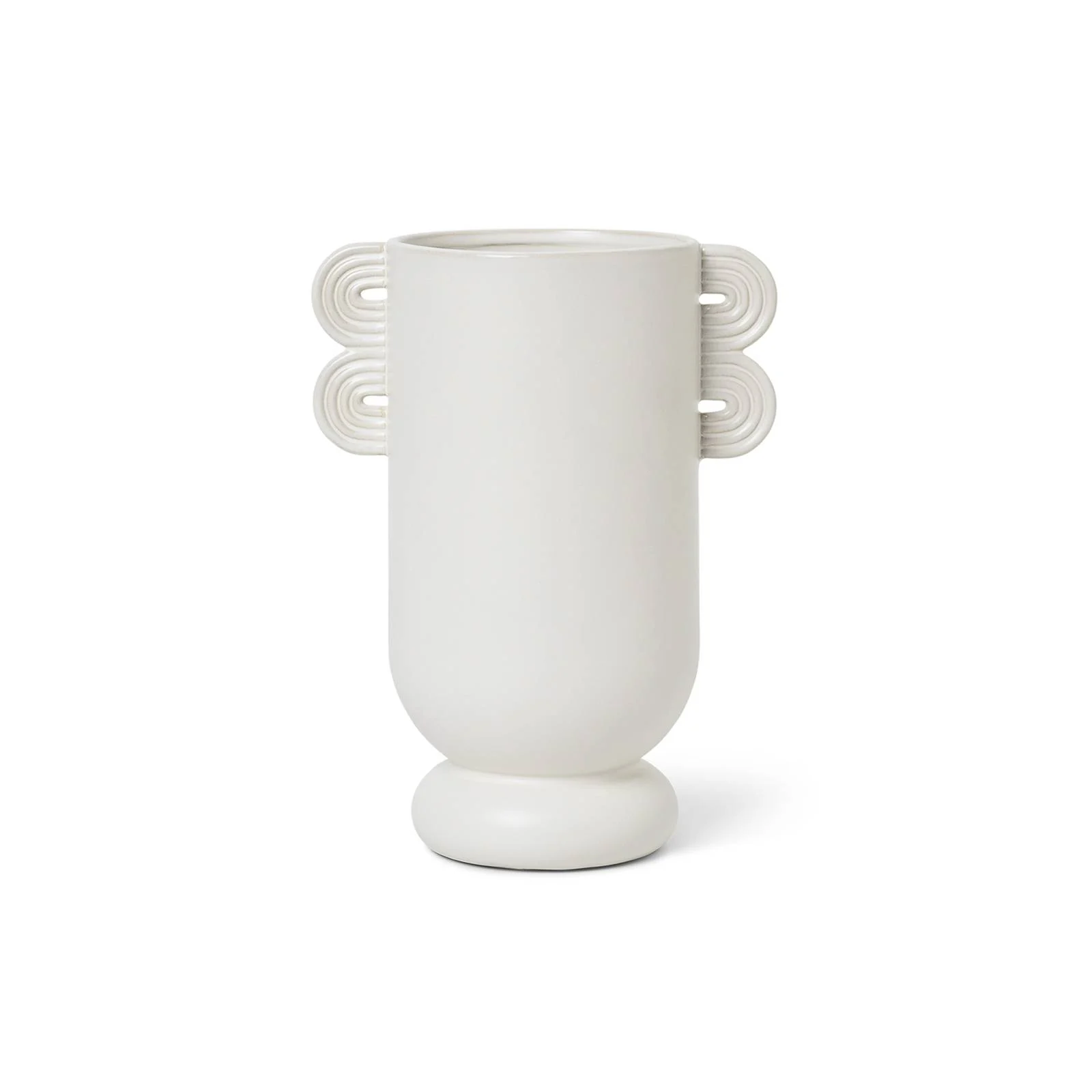 ferm LIVING Vase Muses Ania, weiß, Höhe 26 cm, Keramik günstig online kaufen