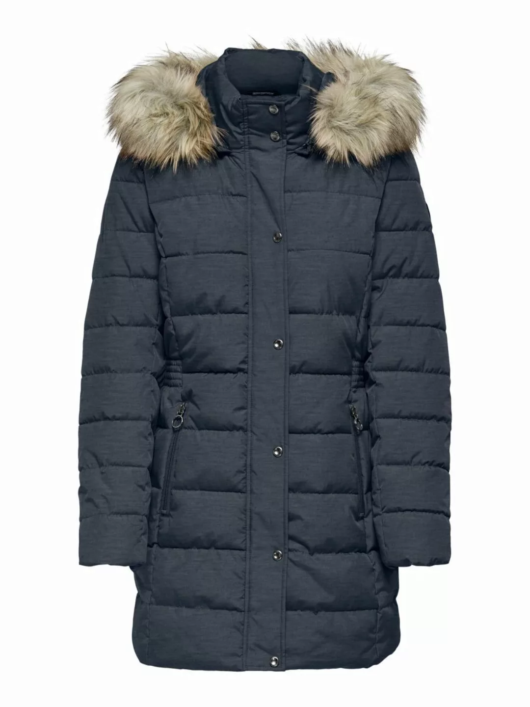 ONLY Langer Steppjacke Damen Blau günstig online kaufen