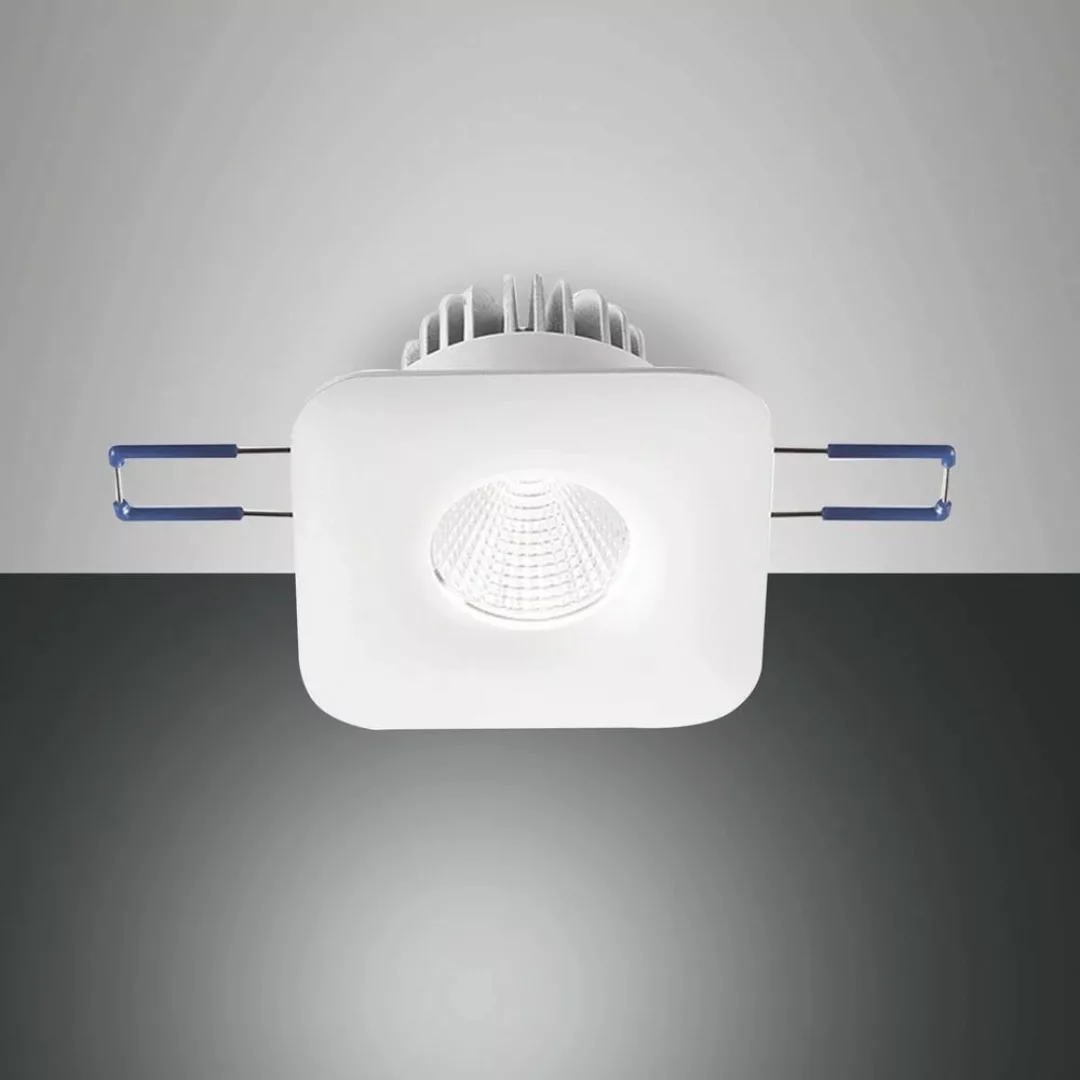 LED Spot Set Sigma in transparent und weiß 7W 800lm quadratisch günstig online kaufen