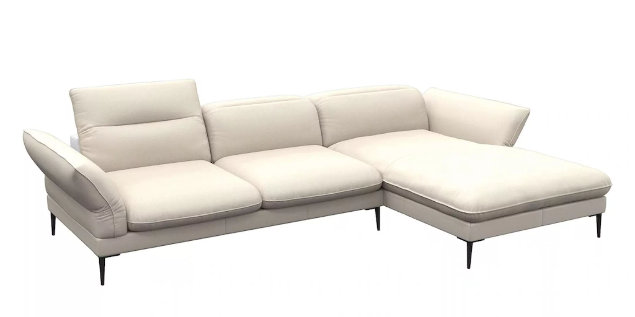 FLEXLUX Ecksofa "Salino, Funktionssofa mit Recamiere, Relaxsofa, Ecksofa", günstig online kaufen