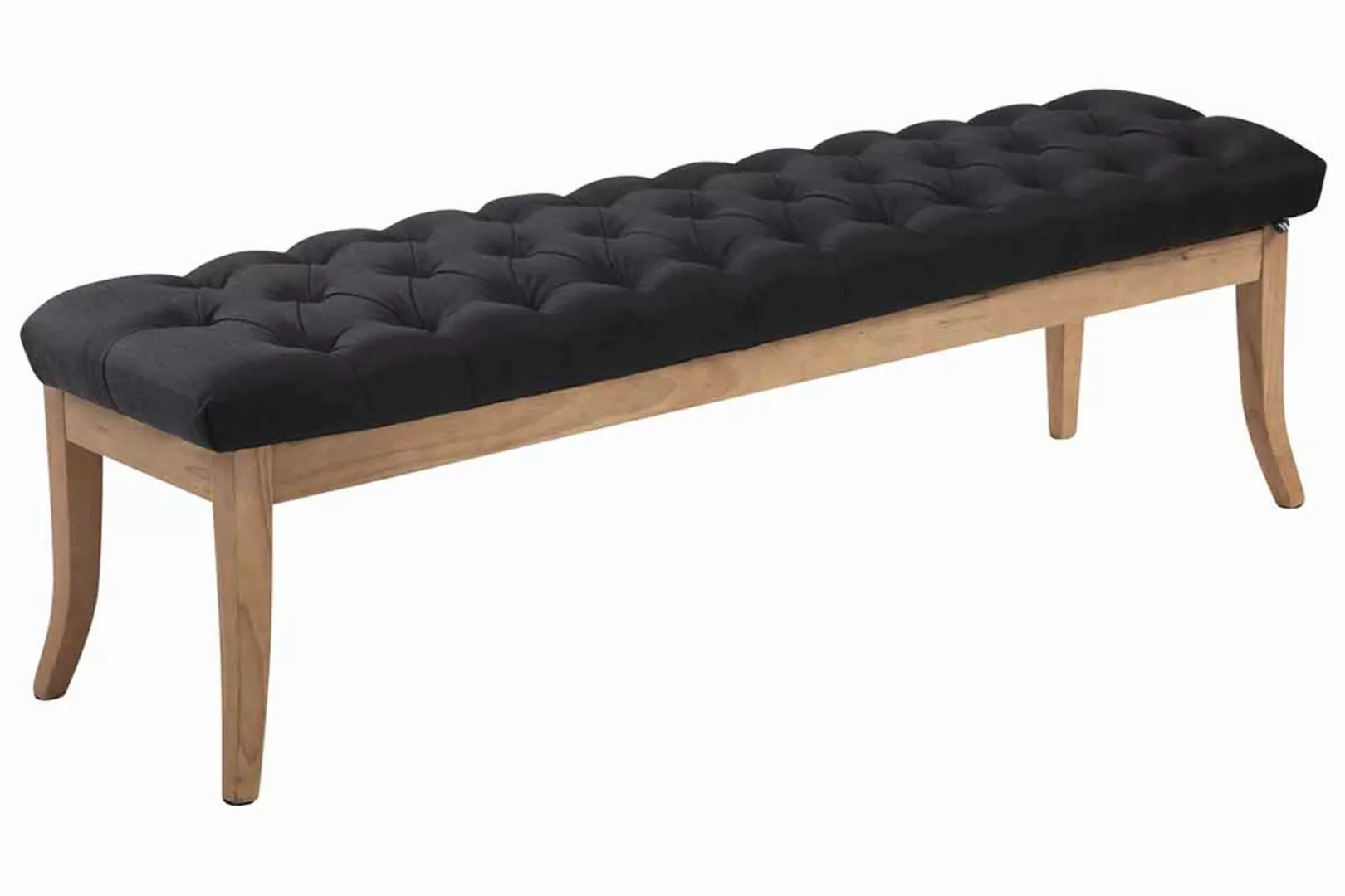 Sitzbank Ramses Stoff Antik-hell 150 Cm Schwarz günstig online kaufen