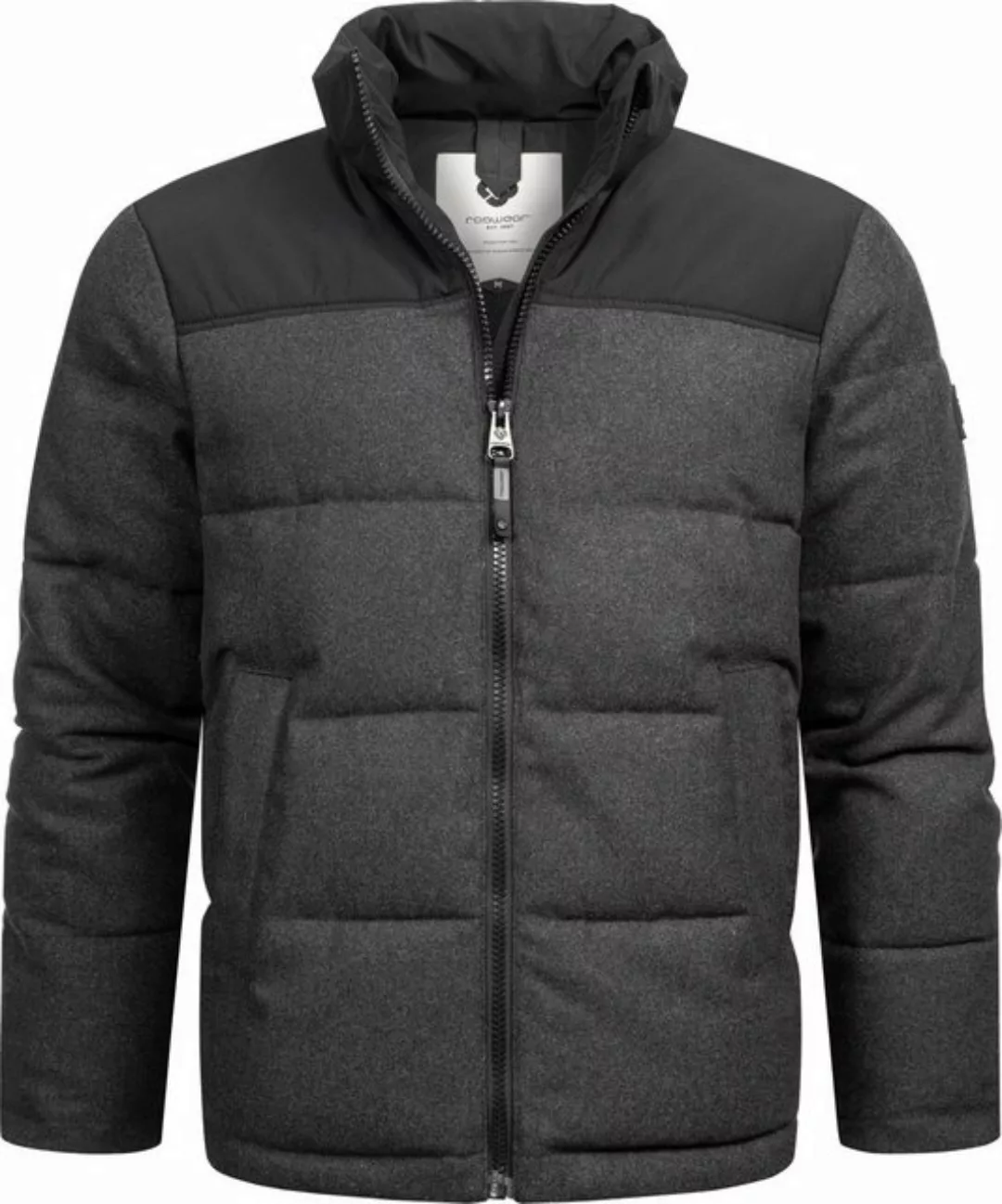 Ragwear Steppjacke Waldess Gesteppte Herren Outdoorjacke in Woll-Optik günstig online kaufen