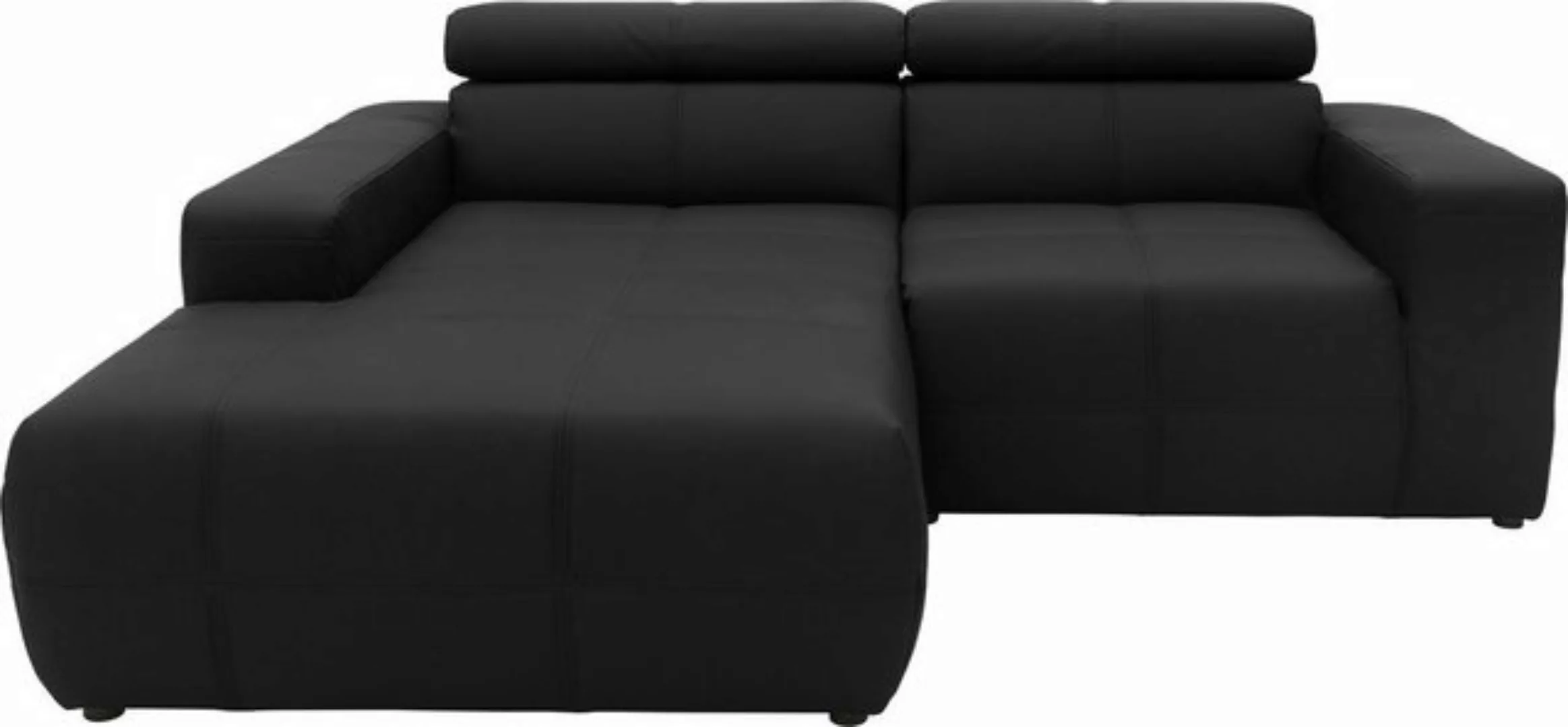 DOMO collection Ecksofa Brandon kleine Ausführung B/T/H: 214/100/80 cm, Mit günstig online kaufen