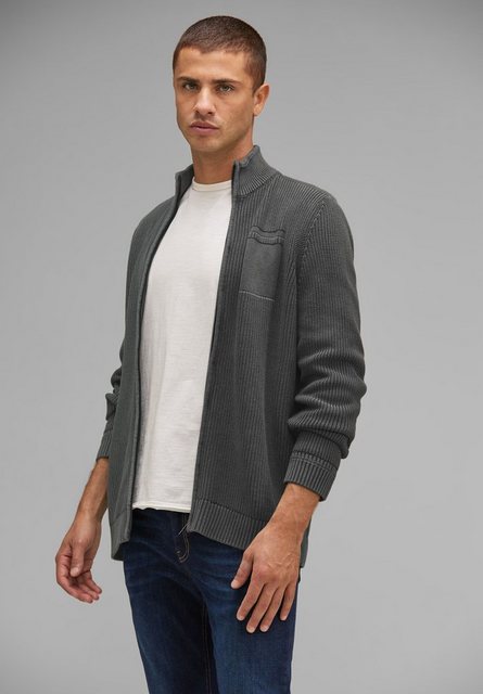 STREET ONE MEN Cardigan, mit Stehkragen günstig online kaufen