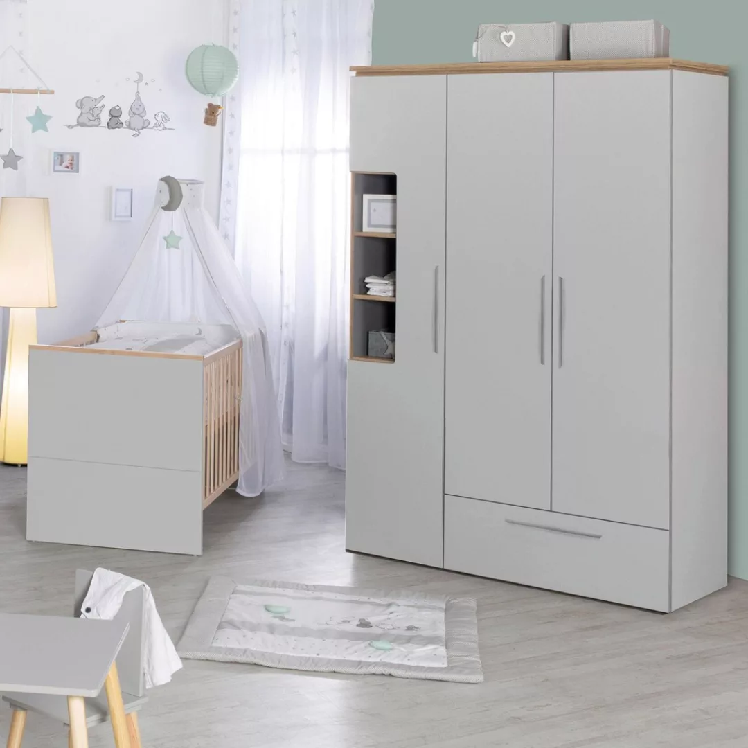 roba® Kleiderschrank »Tobi, 3-türig, Kinderkleiderschrank« günstig online kaufen