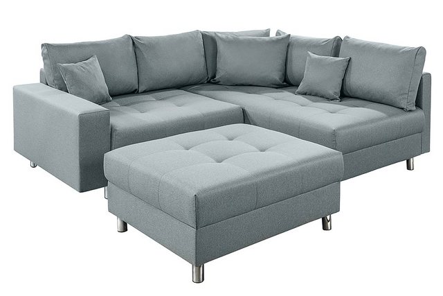 riess-ambiente Ecksofa KENT 220cm aqua, Set 2 Teile, Wohnzimmer · Couch · S günstig online kaufen