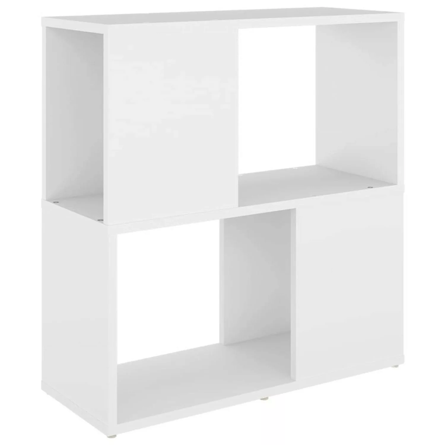 VidaXL Bücherregal Weiß 60x24x63 cm Holzwerkstoff günstig online kaufen