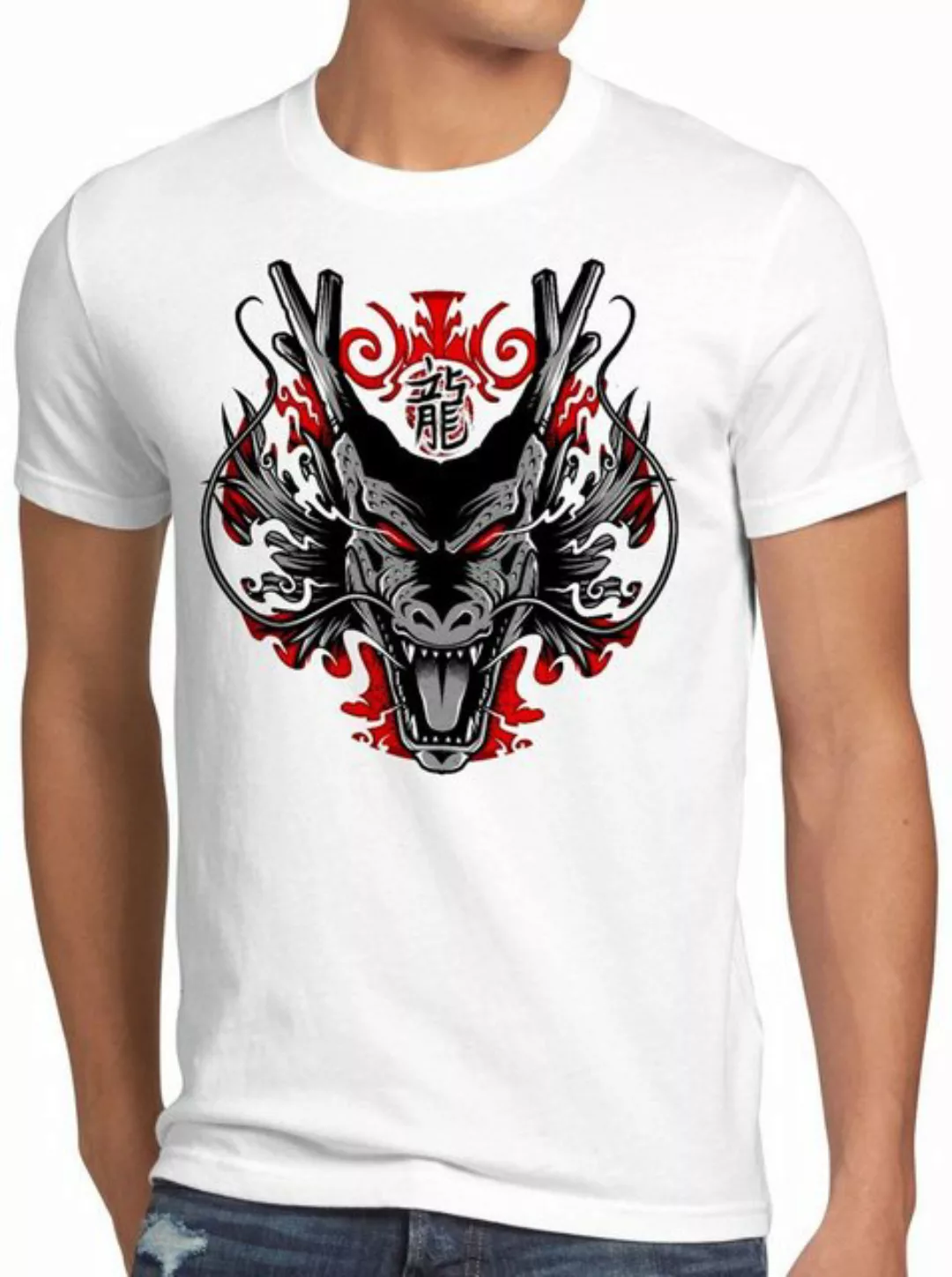 style3 Print-Shirt Herren T-Shirt Shenlong drache Z goku vegeta ball günstig online kaufen