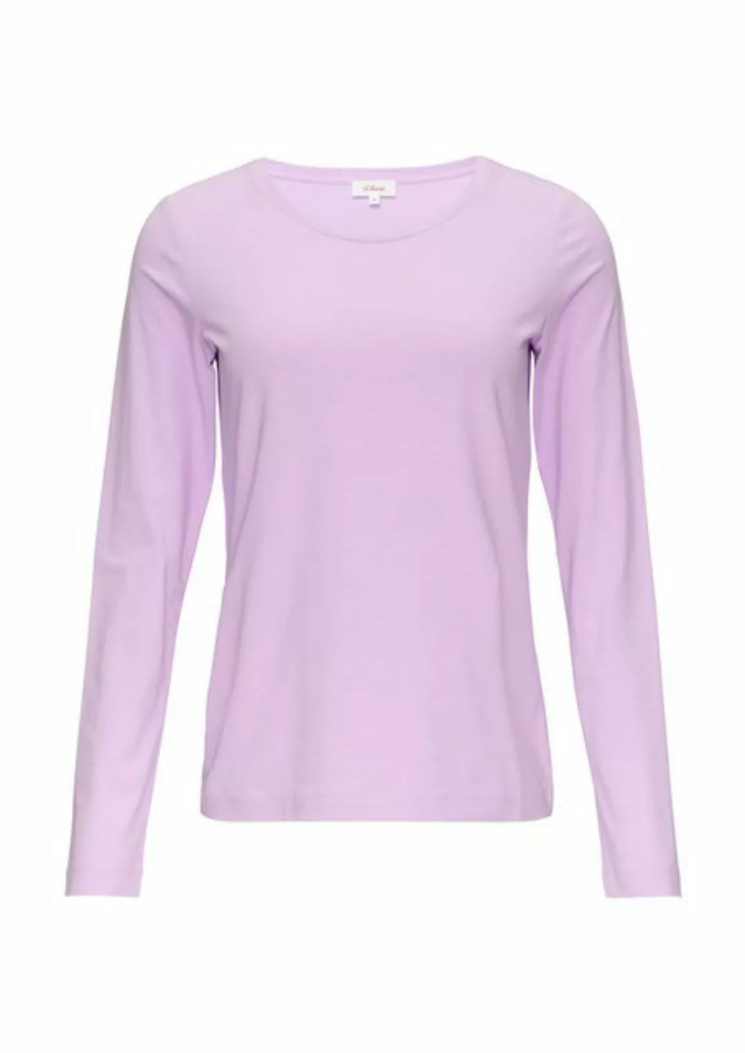 s.Oliver Langarmshirt Longsleeve aus Baumwollstretch günstig online kaufen